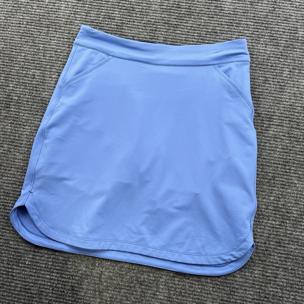 Peter Millar Golf Skort Lined Women's Small UPF 50+ Blue Performance Pockets NWT